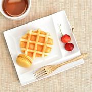 イゾラ パレットプレートM 白系 洋食器 仕切りプレート 日本製 美濃焼 おしゃれ