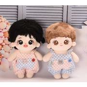 綿人形 サロペットドール用 着せ替えミニ ドールぬいぐるみ用服 20cm 2色