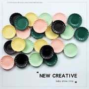 皿  ドールハウス   撮影道具   モデル   ミニチュア   オーナメント   模型   5色