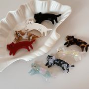 猫ヘアピン　ヘアアクセサリー　レディース　デザイン　韓国風　髪飾り
