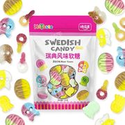 【120g/袋】グミ 咀嚼音 スウェディッシュキャンディ ミックス味 ASMR 人気お菓子 0脂質 SNSで話題