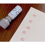2025新作  文房具 印章 手帳 捺印  DIY スタンプ  かわいい     ボタンスタンプ