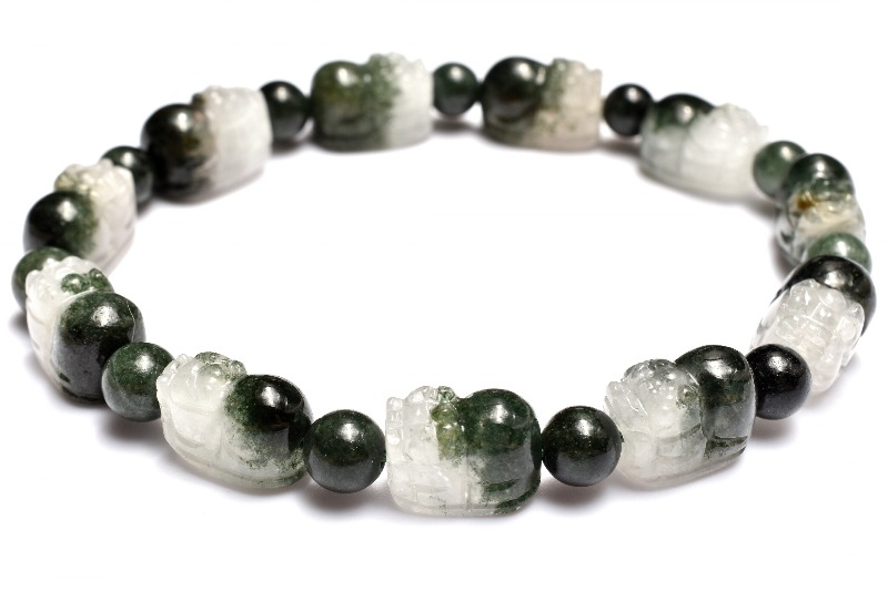 レピドライトinクオーツ貔貅ブレスレット11-47