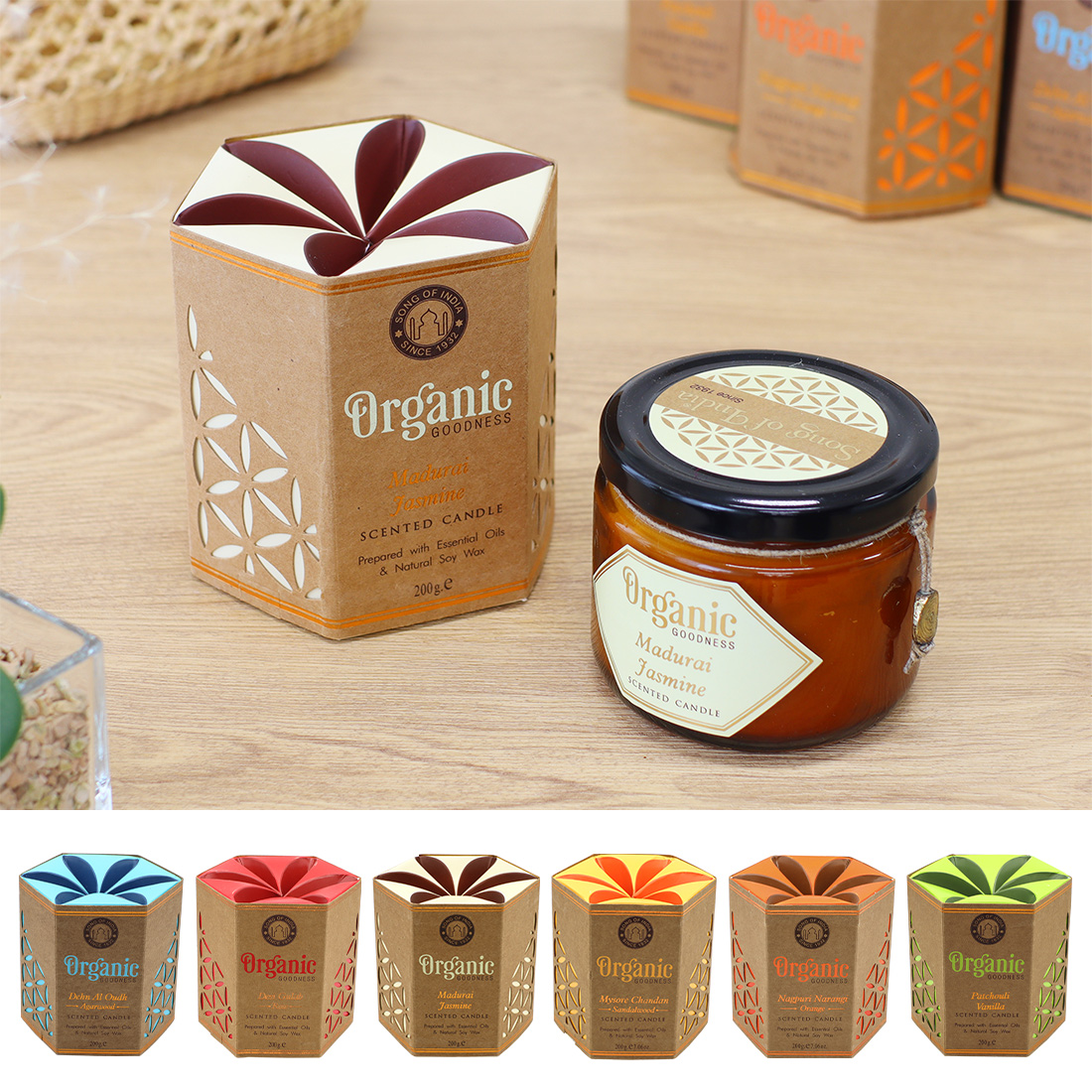 オーガニックグッドネス ソイキャンドル[癒しアロマアジアナチュラルアメリカンハワイ25AW]