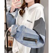 【日本倉庫即納】 ドッキングパーカー フード付きトレーナー