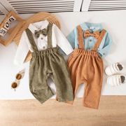 「2025」子供服★ロンパース+サロペット★セットアップ★2色0-3m～12-18m