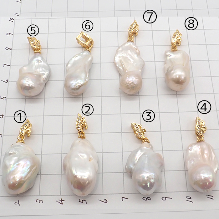 日本製 第1弾 バロックパール ペンダントトップ 1点物 淡水パール
