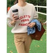 2025年INS 秋冬新作  気質   おしゃれ  個性的   韓国風  トップス トレーナー