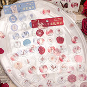 手作りラッピングDIY ぷくぷく ぷくぷくシール  3Dステッカー立体ステッカー粘着シール 薔薇ローズ