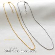 ★ステンレス新商品★1本価格★L&A★ネックレスチェーン★ロープチェーン★