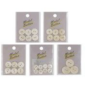 ミササ　2つ穴貝ボタン　高瀬貝（11.5～20mm）【全5種類】