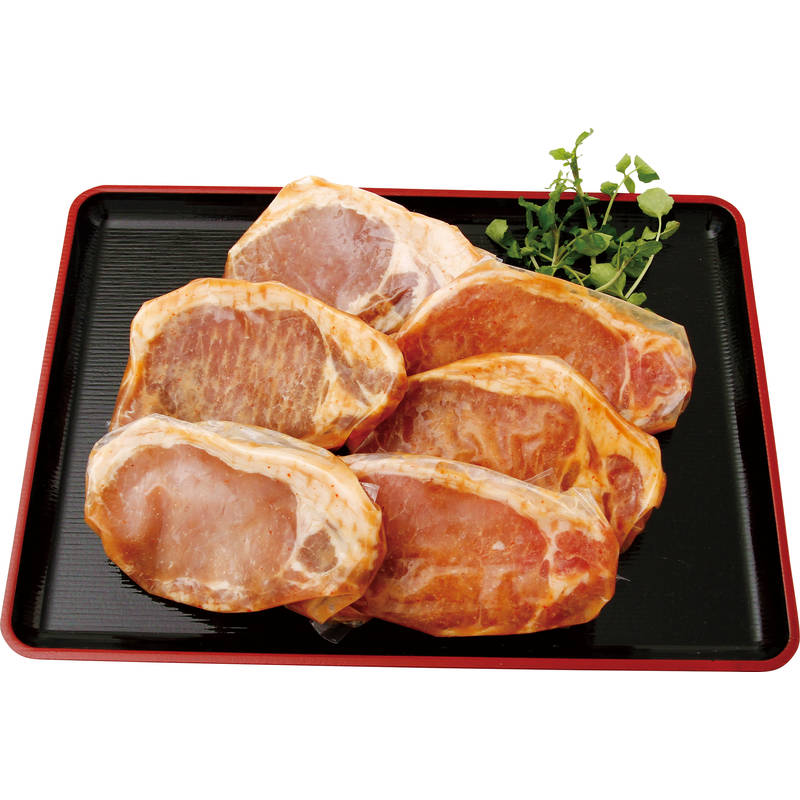 ぎおん割烹なか川 国産豚西京白みそ仕立て 100g×6 GN-BS6【直送品】送料無料