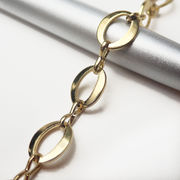 ステンレス製 丸カンチェーン 幅約8.2mm SUS304 切り売り 金属アレルギー対応 錆びにくい