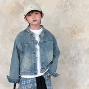子供服　90~150cm　キッズジャケット　デニムジャンパー　韓国キッズ服