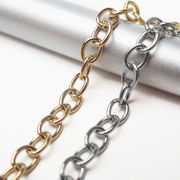 ステンレス製 切り売り オーバル（小判）チェーン 幅約4×5mm SUS304  金属アレルギー対応 錆びにくい