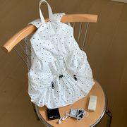 リュック　ドット柄　ins　韓国ファッション　デザイン