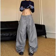 ボトムス レディース ズボン パンツ  ワイドパンツ スラックス アメリカン風