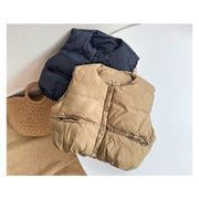 【2025秋新品】韓国風子供服  棉入れ   コート アウター チョッキキッズ  80-130cm  2色