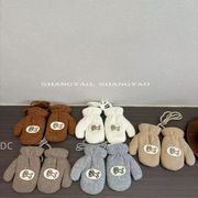 2025冬新作　大人気　キッズ　ベビー　暖かい　厚手　裏起毛　手袋　男女兼用　6色　DC