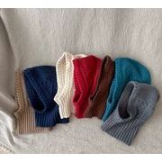 新作　キッズ　帽子　ニット　防寒帽子　7色