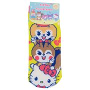 【靴下】クッピーラムネ×ハローキティ ジャガードソックス