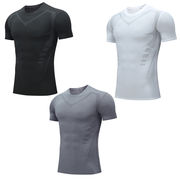 コンプレッションウェア 半袖 メンズ Tシャツ スポーツインナー クルーネック スポーツウェア