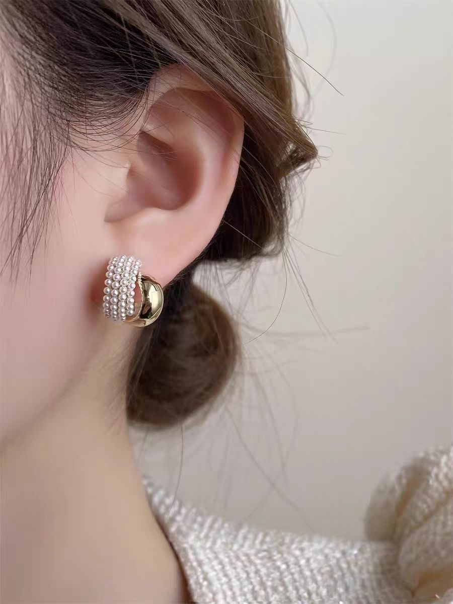 パールピアス　ピアス　アクセサリー　韓国ファッション