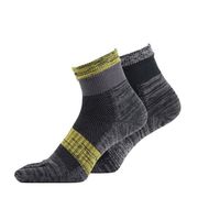 ASHITOMO WORKING SOCKS 疲れ対策ソックス 5本指ショート25-27cm2足組カラー SWTS-C52