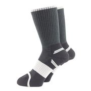 ASHITOMO WORKING SOCKS 破れ対策ソックス 先丸クルー25-27cm2足組ダーク SWYC-D12