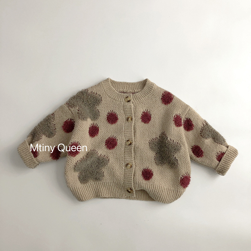 2025★秋冬新作★韓国風子供服★カーディガン★80cm～130cm