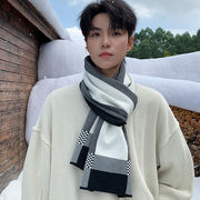 秋冬新作☆人気☆メンズ☆おしゃれ☆暖かい☆マフラー☆ストール☆  3色