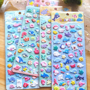 ぷくぷくシール ぷっくりシール 3Dステッカー 立体ステッカー ぷっくりシール 粘着シール