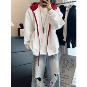 2025秋冬メンズ服 シンプル おしゃれ パーカー 韓国風 トップス コート カーディガン 3色展開[M~3XL]