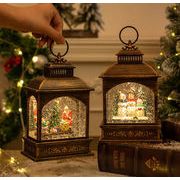 2025秋冬新作 クリスマスハウス  ライト付き クリスマスオブジェ クリスマス雑貨 家 置き物