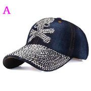 ヒップポップ帽 ダンス帽 パーティー帽 レディース帽 デニム帽 ステージハット 舞台帽子 演出帽子