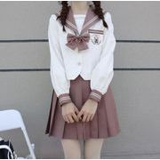 上下セット セーラー服 正統派 制服 通学 学生 中学 女子高生制服 学園祭 発表会 卒園式 卒業式