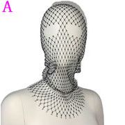 メッシュ漁網帽 フラッシュドリル漁網ヘッドカバー ファッショントレンド 音楽パーティー 漁網帽 網帽