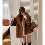 2025秋冬新作 韓国風   レディース服  おしゃれ カジュアル    本革ファーコート3色