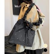 【日本倉庫即納】 トートバッグ ラインストーン ナイロン