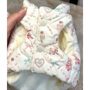 ペット用品 ペット服  犬服 秋冬服  ベスト 裏起毛 防寒 お出かけ
