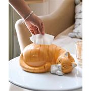 予約商品 韓国ファッション 猫デザインの可愛いティッシュボックス 家庭用リビング置き 卓上収納アイテム