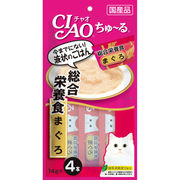 [いなばペットフード] CIAOちゅーる　総合栄養食まぐろ14g×4P