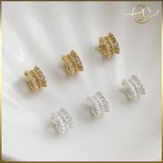 レース風 金属ビーズ スペーサー メタルビーズ  チャーム ロンデル 14Kメッキ DIYパーツ 手芸 基礎金具