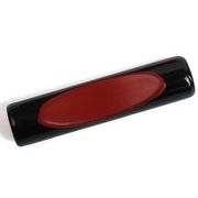 木製・漆塗　黒赤塗り分け　箸置き