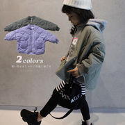 ins 大人気　秋冬新作　子供服　中綿　ジャケット　防寒　コート　無地　男女兼用　あったか　アウター