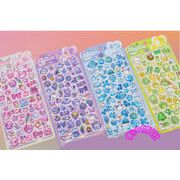 新入荷　人気　DIYシール　DIY手作り　ステッカー　粘着シール　手帳用　ステッカー（4色のミックス）