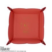 【卓上収納】スヌーピー フラワートレー ピンク