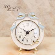 Mariage　マリアージュ テーブルクロック（ブルーリボン）ラウンド♪