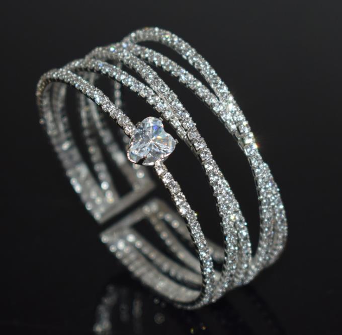 ブライダル ベリーアクセサリー 演出服 パーティー ダイヤモンドブレスレット ベリーダンスブレスレット