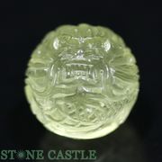 ☆一点物☆【天珠ビーズ】リビアングラス 龍珠 約15mm (横穴) No.52